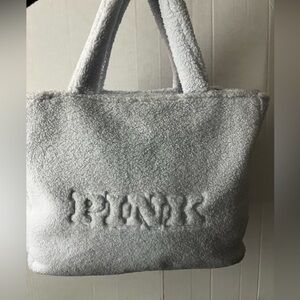 PINK Victoria's Secret Soft Gray Tote